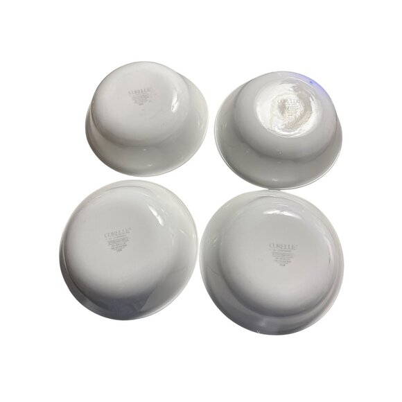 Corelle By Corning City Block Black Double Stripe Cereal Bowl White 6.25” USA - Picture 3 of 6